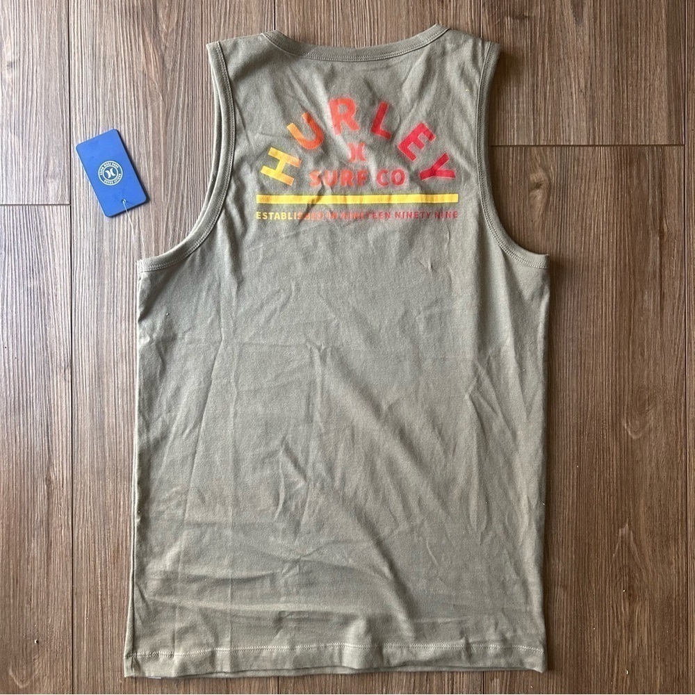 Hurley | Graphic Tank in Olive Green (Size Small) - Picture 8 of 9